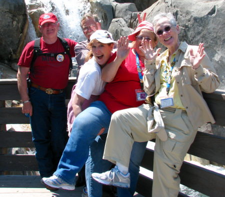 Group photo in Disney's California Adventure