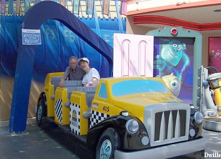 Monster's Inc in Disney's California Adventure