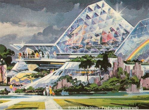 Journey Into Imagination Epcot Pre-opening Postcard