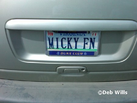 Disney car tag