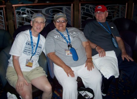 Waiting for our excursion to begin