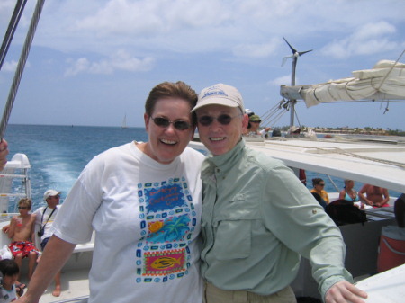 Snorkle boat in Aruba