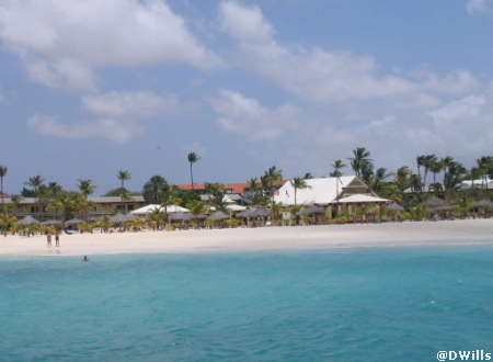 Snorkle boat in Aruba