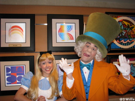 Mad Hatter and Alice