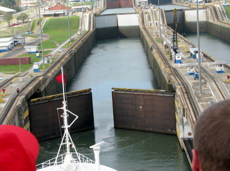 Gatun Locks at Panama Canal