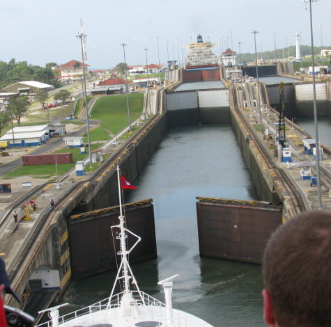 Gatun Locks at Panama Canal