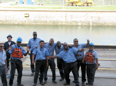 Gatun Locks at Panama Canal