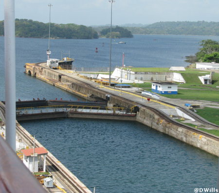 Gatun Locks at Panama Canal