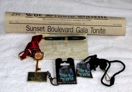  Tower of Terror Imagineer, Press Event and LE Items
