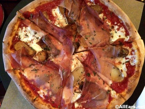 Trattoria al forno Smoked Prosciutto, Potato, Rosemary and Mozzarella Pizza