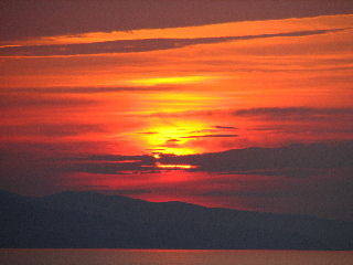 Sunrise in Villefranche