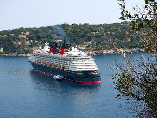 Disney Magic in the harbour