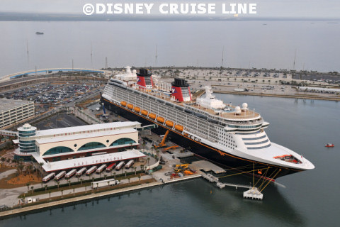 Disney Dream Arrives in Port Canaveral 