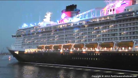 Disney Fantasy Arrives Port Canaveral