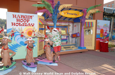 Santa at the Walt Disney World Swan and Dolphin