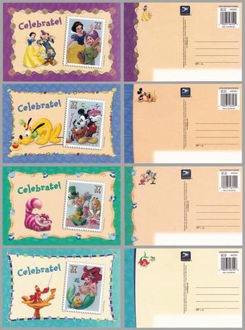 2005 The Art Of Disney Celebration Postcards