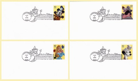 2008 The Art Of Disney Imagination Covers