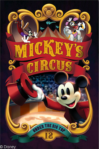 Mickey Circus Name Banner