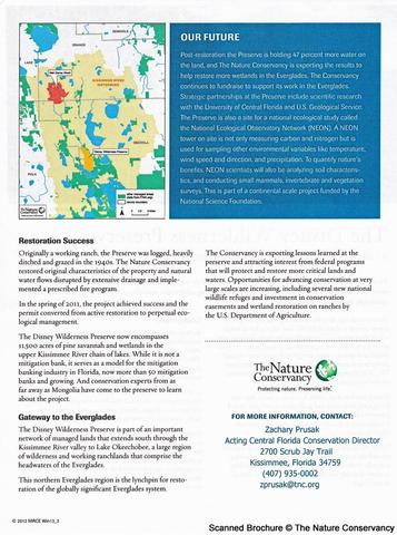 Nature Conservancy Brochure Page 2