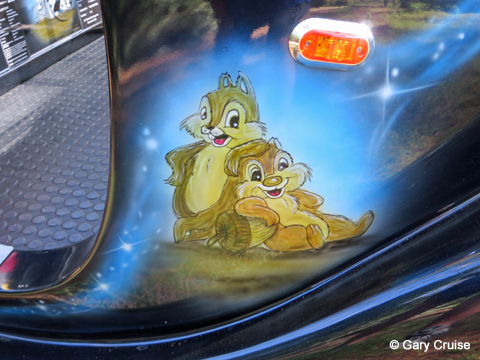 Custom Disney Golf Cart Chip and Dale