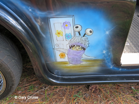 Custom Disney Golf Cart Boo