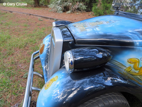 Custom Disney Golf Cart Headlight