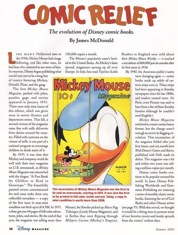 Disney Magazine Summer 2003 pg 50