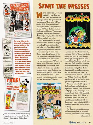 Disney Magazine Summer 2003 pg 55