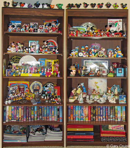 A_bookcase_crowned_with_antenna_toppers