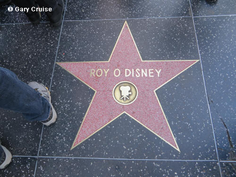 Roy Disney's star