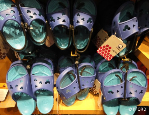 disney croc flip flops