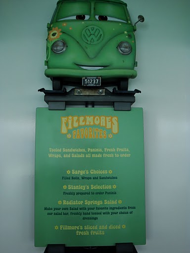 Fillmore's Menu