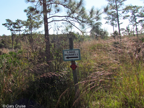 Lake Russell Sign