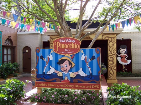 Sign inside the garden