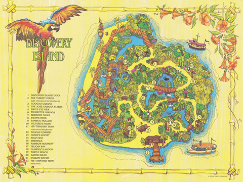 1979 Discovery Island Brochure inside
