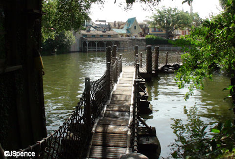 Tom Sawyer Island Floating Bridge