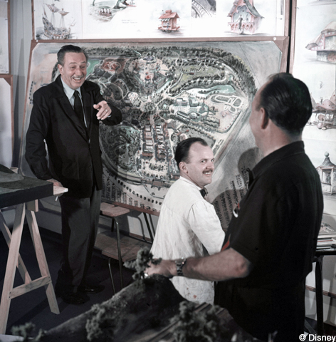 Walt and Disneyland Map
