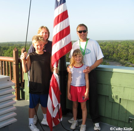 Kittle Flag Family at Wilderness Lodge