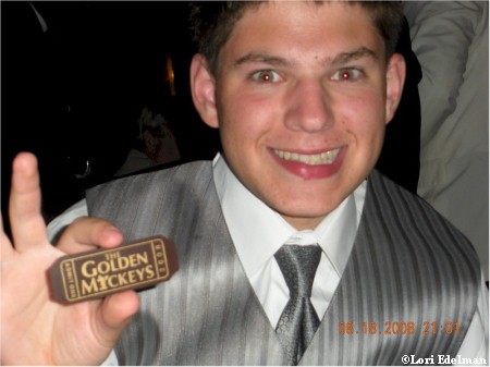 Aaron has a Golden Mickey ticket
