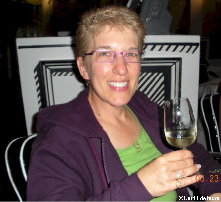 Lori at the Wine Tasting