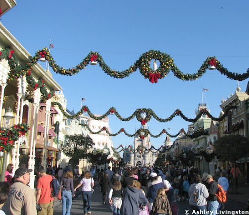 Magic Kingdom Holiday Decorations