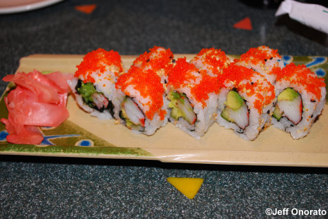 Wolfgang Puck Cafe Sushi California Roll