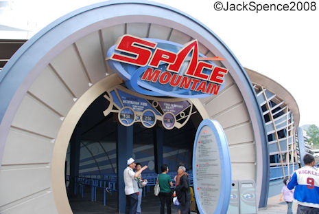 Space Mountain at Hong Kong Disneyland