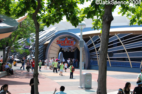 Space Mountain at Hong Kong Disneyland