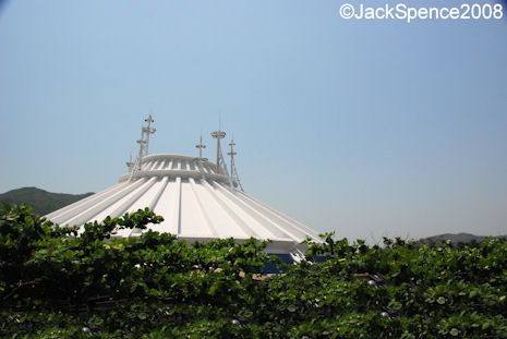 Space Mountain at Hong Kong Disneyland