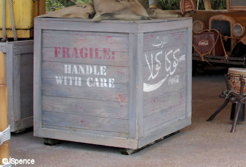 Crates of Coca-Cola