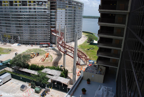 Bay Lake Tower Construction at Contemporary
