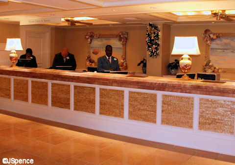 Beach Club Check-in Desk