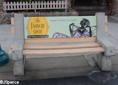 Bench with Advertisements