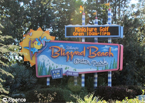 Blizzard Beach Street Entrance